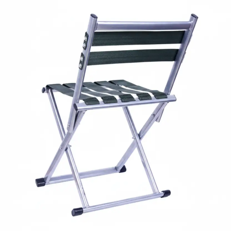 Folding Chair - Portable Camping Chair with Backrest Aluminium Frame Outdoor Sports & Fitness Folding Chairs