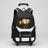 Pokemon Trolley Backpack Student Stair Climbing Large Capacity Waterproof School Bag