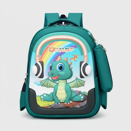 3D Cartoon Kids Backpack 2-Piece Set Baby & Kids School Backpacks