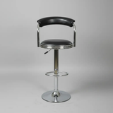 Curved Back Bar Stool Adjustable Bar Stools