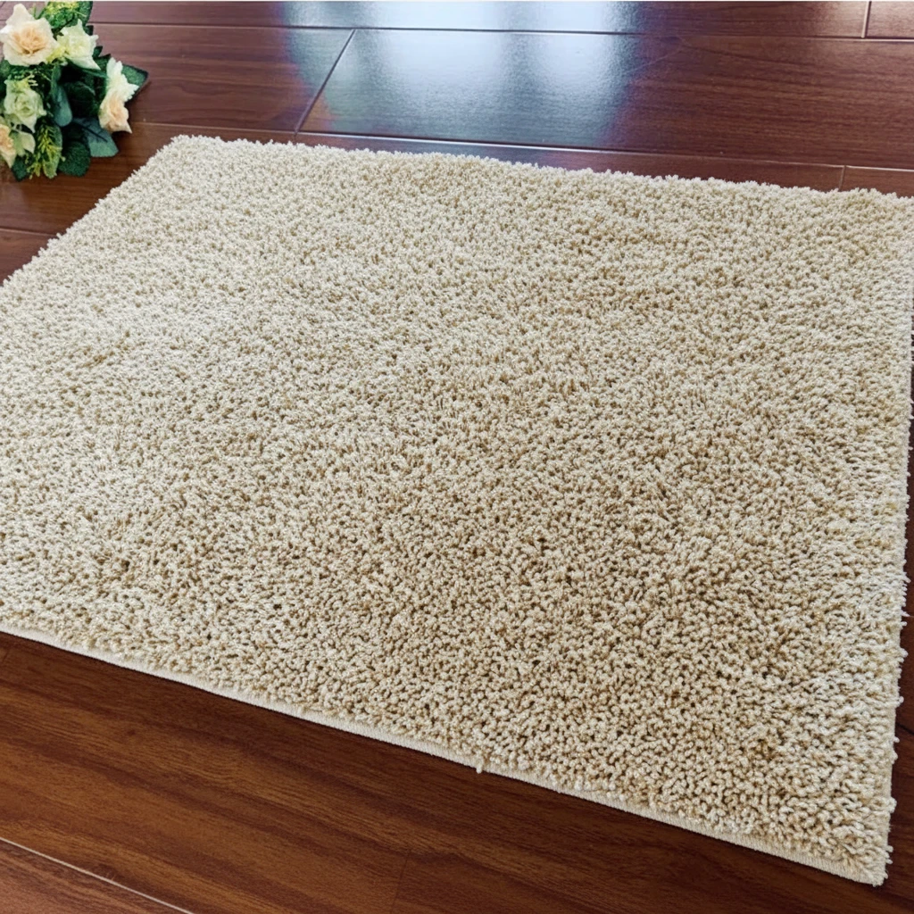 Loofah Bath Mat 50x80cm with Drainage Non-Slip Washable Home & Garden Bath Mats & Rugs