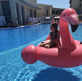 Giant Inflatable Flamingo Float - Pool Lounger Travel Gear Pool Floats