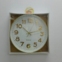 Wall Clock - Quartz 30cm Diameter with Gold Ring Home Decor Wall Clocks
