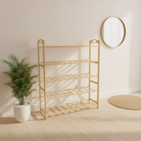 Shoe Rack - 5 Layer Bamboo Entryway Plant Stand 50x24x86cm Natural Furniture Shoe Racks
