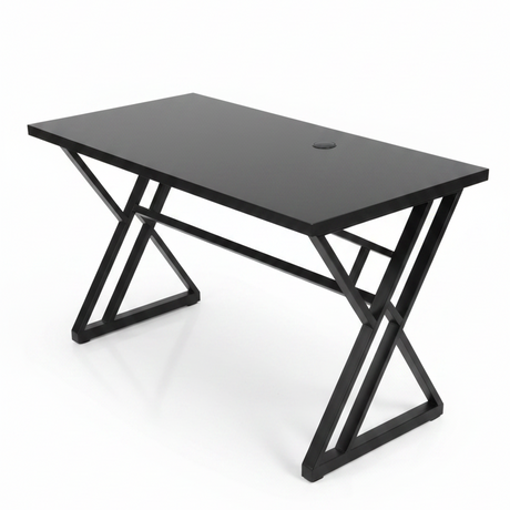 1.5m Industrial Office Desk with X-Cross Metal Legs Office Desk Desks
