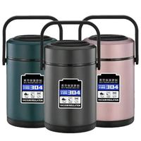 1.7L Vacuum Thermal Lunch Box Food Flask Kitchenware Thermoses