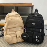 Backpack - Large Capacity Sports Travel with Mini Coin Purse Bags & Luggage School Backpacks