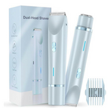 Dual Head Shaver - Rechargeable Waterproof Hair Remover