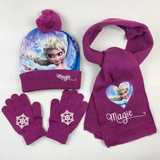 Kids Cartoon Princess Winter Set Baby & Kids Baby & Children's Hats