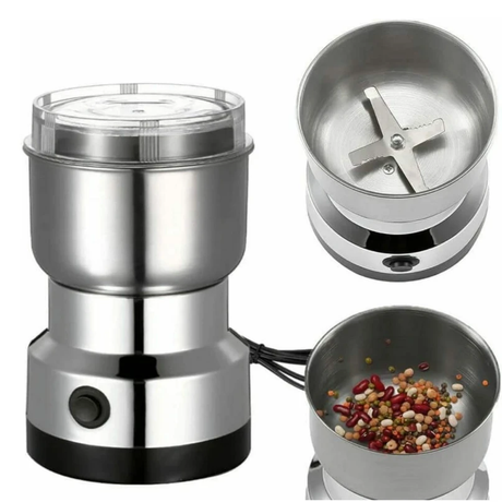 Electric Mini Coffee and Grain Grinder Stainless Steel Kitchen & Dining Coffee Grinders