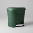 Star 30L Pedal Bin Rattan Weave Texture Foot Pedal Trash Can Home & Garden Trash Cans