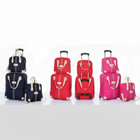 2-in-1 Traveling Trolley Bag Set Rolling Suitcase with Shoulder Bag Bags & Accessories Suitcase Travel Sets