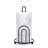 Paper Towel Holder - Freestanding Arch Wire Stand Matte Black Kitchen & Dining Uncategorized