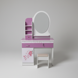 Vanity Dressing Table - Modern with Mirror & Stool
