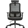 Office Chair - Ergonomic Mesh Design with Headrest Furniture Office Chairs