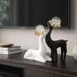 Crystal Sika Deer Home Ornament - Gold Horns Decor Set Home & Garden Figurines