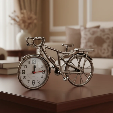 Alarm Clock - Vintage Bicycle Shape Creative Desk Clock Home Decor Alarm Clocks