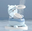 Bear Baby Potty Training Toilet 31x31x48cm with Removable Inner Bucket Blue 6M-6Y Home & Garden Potties