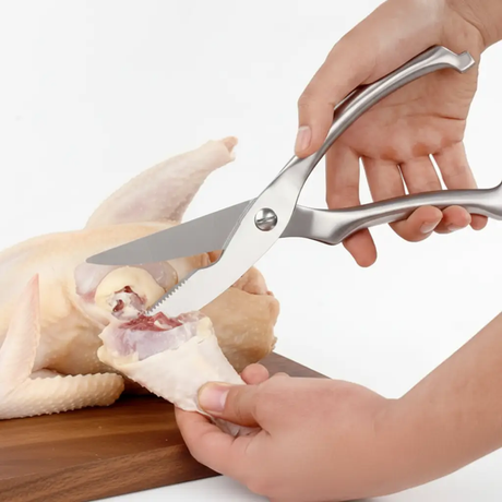 Heavy-Duty Stainless Steel Chicken Bone Scissors Extra-Large Kitchen Shears BBQ 28cm Kitchen & Dining Kitchen Shears