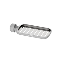Adjustable Sink Faucet Storage Rack Stainless Steel Sponge Soap Holder Kitchen Bathroom Grey Kitchen & Dining Sink Caddies