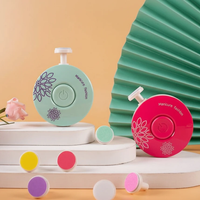 Electric Baby Nail Trimmer 6 Pads Infant Safe Mint Green Pink Home & Garden Baby Health & Grooming Kits