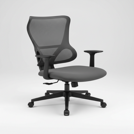 Executive Office Chair - Ergonomic Mesh with Footrest