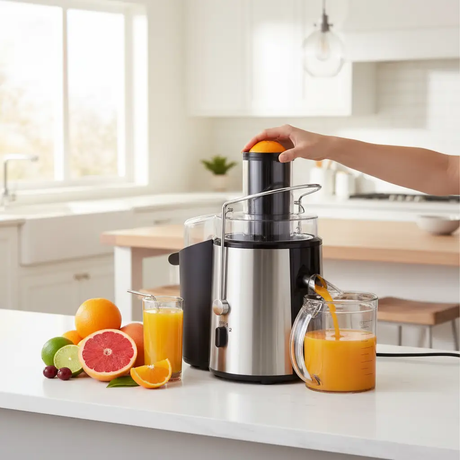 Electric Juicer - 850W Stainless Steel Centrifugal with Juice Jug Kitchen & Dining Juicers