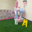 Kids Cleaning Cart Play Set Baby & Kids Pretend Housekeeping