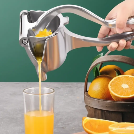 Fruit Press - Manual Stainless Steel Hand Juicer Citrus Squeezer Kitchen & Dining Juicers