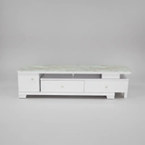 Jade Marble-Top TV Stand with Drawers Entertainment Centers & TV Stands