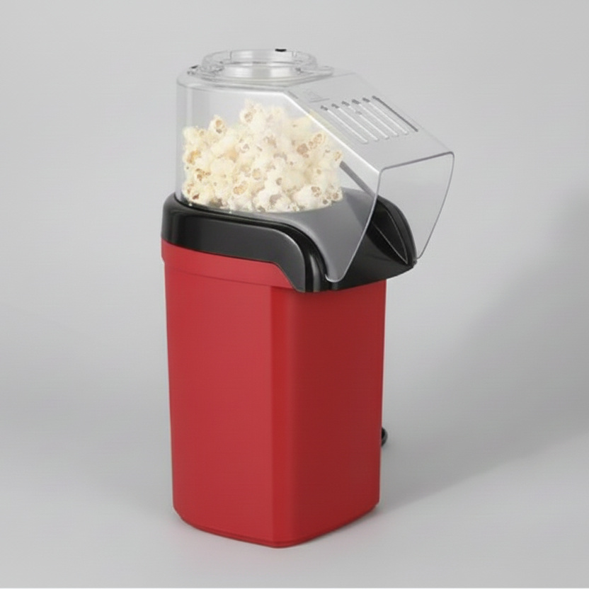Popcorn Maker - Portable Hot Air 1200W with Measuring Cup