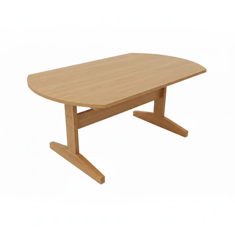 Natural Wood Coffee Table with Pedestal Base Coffee Table Coffee Tables