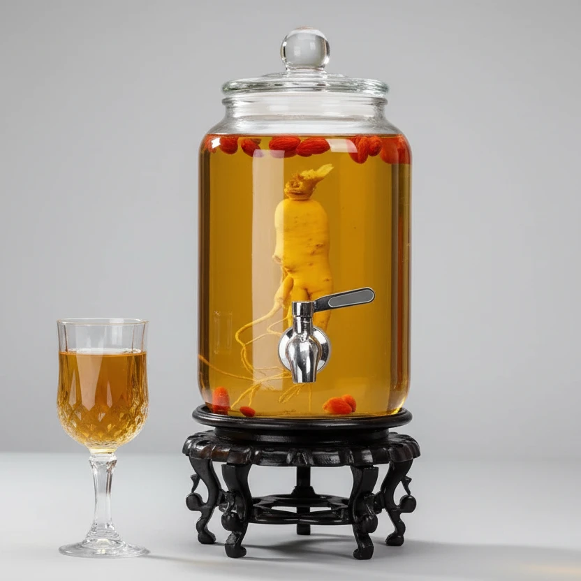 5 Liter Glass Beverage Dispenser with Faucet and Decorative Stand Kitchen & Dining Beverage Dispensers