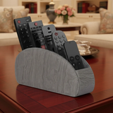 PU Leather Remote Control Holder 5-Compartment Storage Organizer Home & Garden Household Storage Caddies