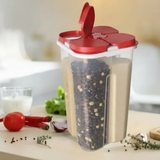 Pantry Organiser 4 In 1 Grid Compartment Storage Container Kitchen & Dining Food Storage Containers