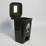 Dustbin - HM-BA86B BA Step-On 30L Black