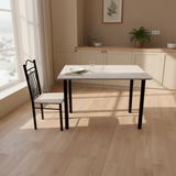 Wood-Top Dining Table & Chair Set Kitchen & Dining Furniture Sets