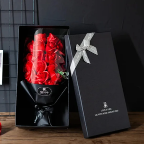 Artificial Flower Rose Bouquet Gift Box Valentine's Day Birthday Gift for Mother Girlfriend Home & Garden Artificial Flowering Plants