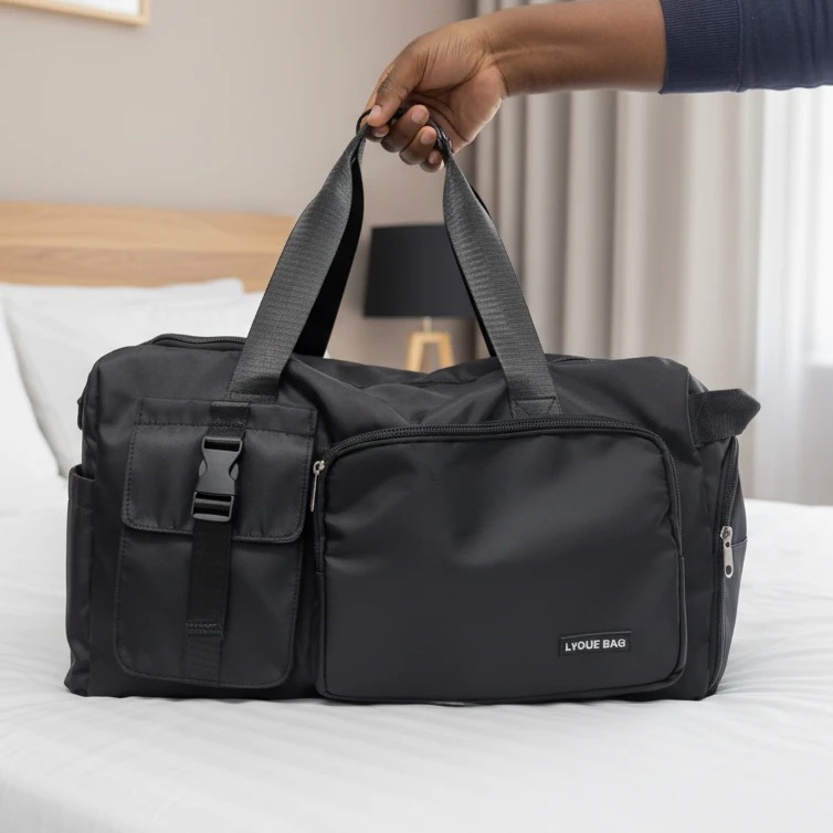 Waterproof Gym Travel Duffel Bag with Multiple Compartments Bags & Accessories Gym Duffel Bags