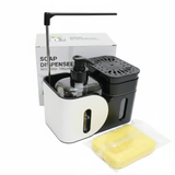 Soap Dispenser - 3-in-1 Sink Organiser with Sponge Holder and Towel Bar Kitchen & Dining Soap & Lotion Dispensers