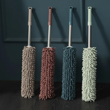 Extendable Chenille Duster 60-100cm Washable Microfiber Khaki Brown Blue Green Home & Garden Dusters