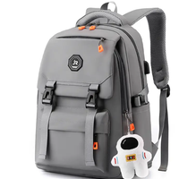School Bag - JR Waterproof Large Capacity USB Charging Port Backpack Bags & Luggage School Backpacks