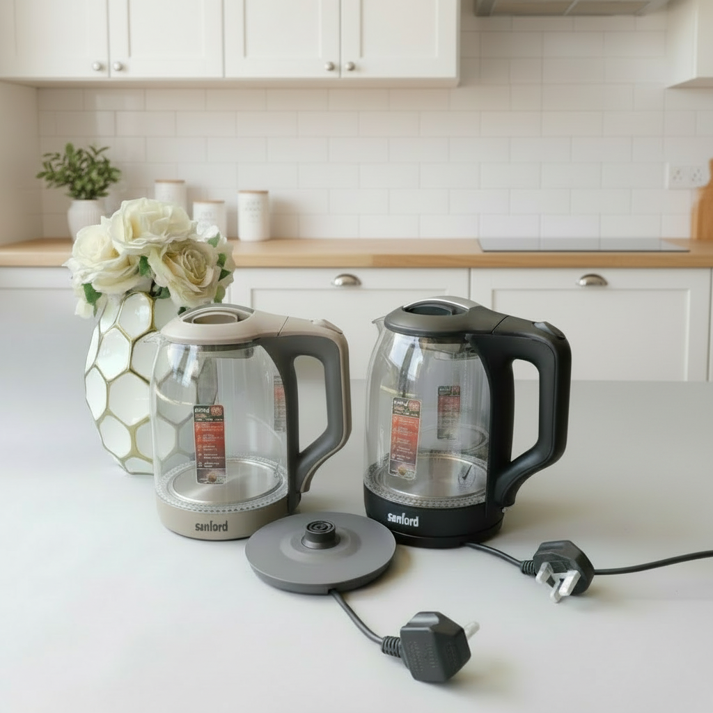 Sanford 1.8 Liter Electric Glass Kettle 1500W