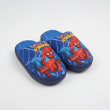 Kids Furry Indoor Slippers Spider-Man Character Soft Plush Sizes 24-38 Kids & Baby Slippers