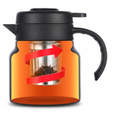 800ml Stainless Steel Coffee Pot with Sieve Red Flask Kitchen & Dining Coffee Servers