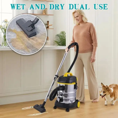25L Wet & Dry Stainless Steel Vacuum Cleaner Home Appliances Uncategorized