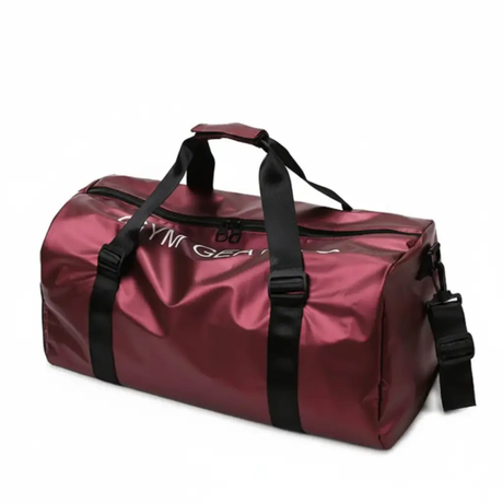 Duffle Bag - Come Knoco Unisex Waterproof Gym and Travel Bag Burgundy Bags & Luggage Gym Duffel Bags
