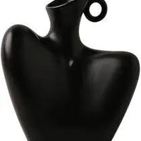 Ivory Sculpt Ceramic Vase Home Décor Vases