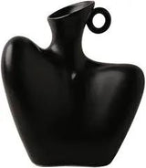 Ivory Sculpt Ceramic Vase Home Décor Vases