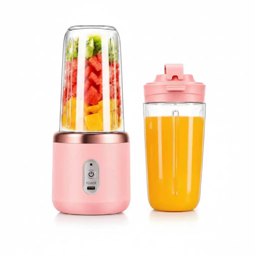2-in-1 Portable Blender Juicer with Cup Kitchen Appliances Personal Blenders